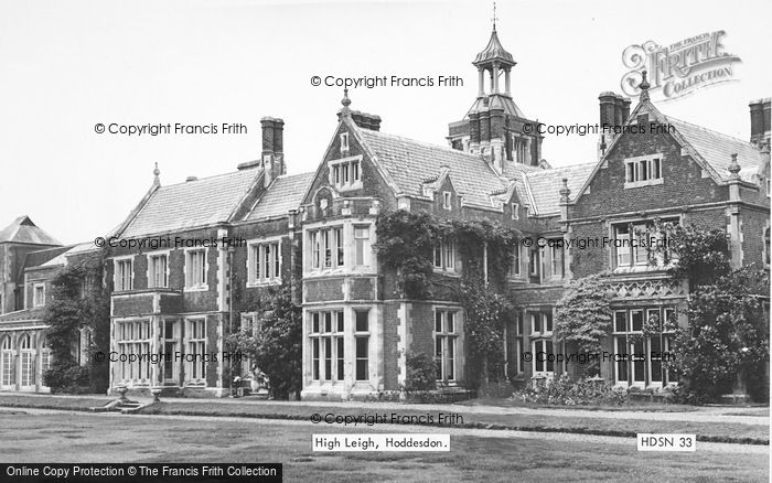 Photo of Hoddesdon, High Leigh c.1955