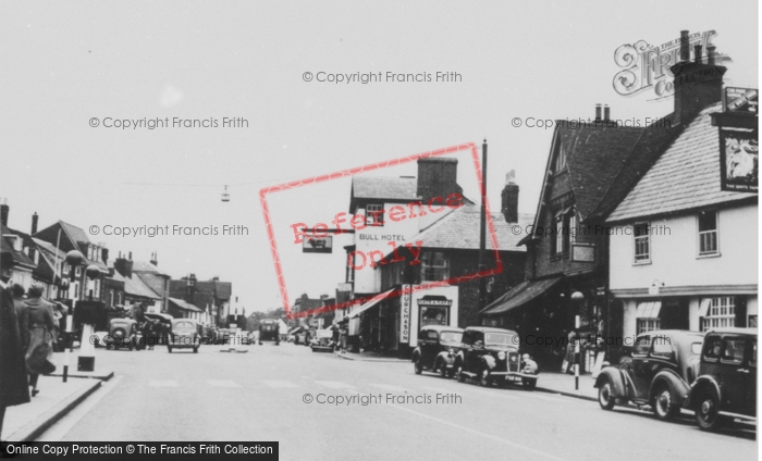 Photo of Hoddesdon, High Street c.1950