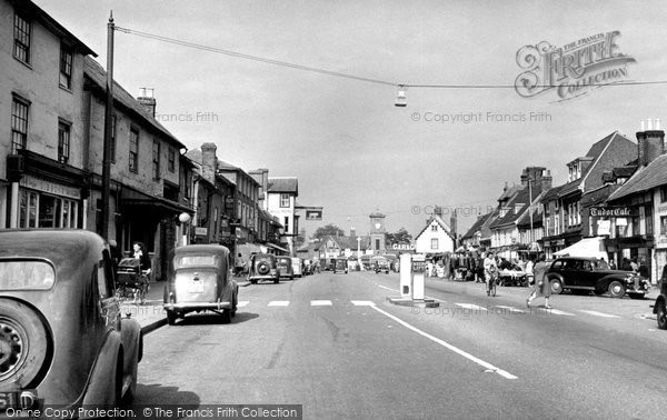Photo of Hoddesdon, High Street c.1955