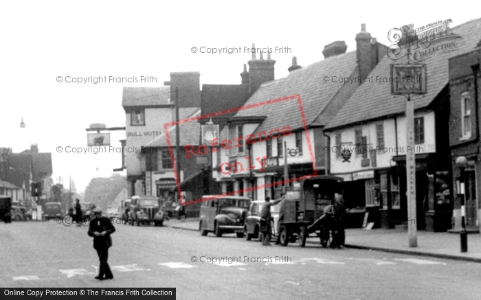 Photo of Hoddesdon, High Street c.1955