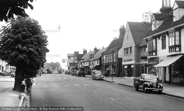 Photo of Hoddesdon, High Street c.1955