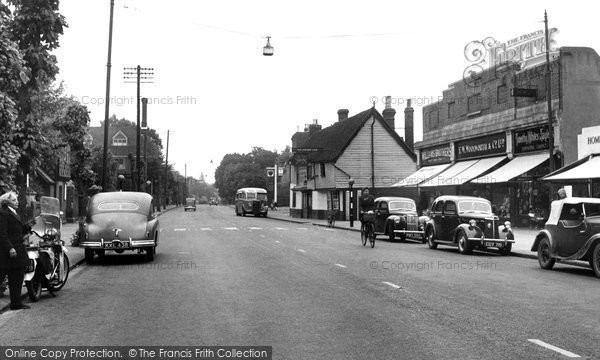 Photo of Hoddesdon, High Street c.1955
