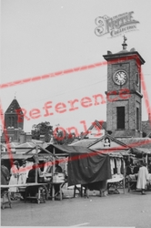 The Clock House And Market c.1955, Hoddesdon