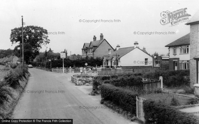 Photo of Hodnet, Station Road c.1960