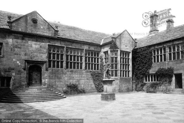 Photo of Hoghton, The Tower Courtyard  1895