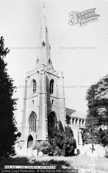 Photo of Holbeach, All Saints Church c.1955