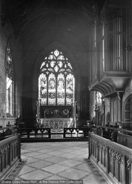 Photo of Holbeach, All Saints Parish Church, The Altar And Organ c.1955