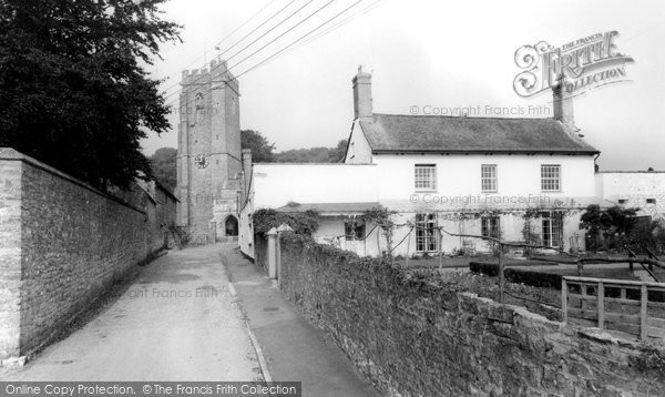 Photo of Holcombe Rogus, All Saints Church And Vicarage c.1960