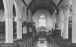 Church Interior c.1955, Holcombe Rogus