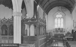 Church Interior c.1955, Holcombe Rogus