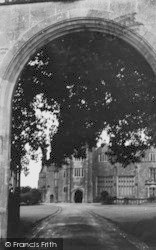 Entrance To Holcombe Court c.1960, Holcombe Rogus