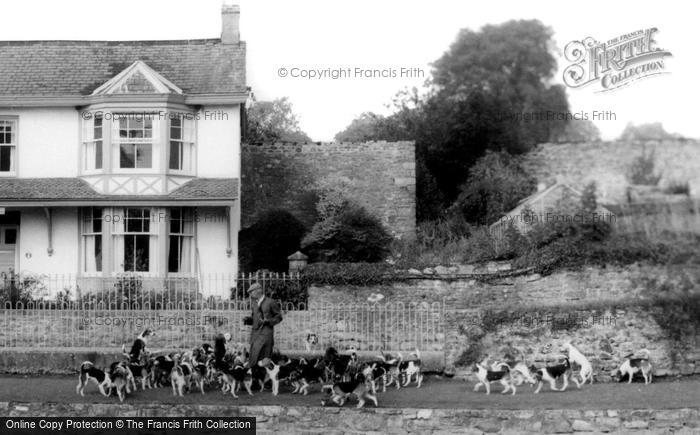 Photo of Holcombe Rogus, Hounds At Ford House c.1965