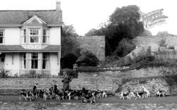 Hounds At Ford House c.1965, Holcombe Rogus