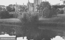 The Lake, Holcombe Court c.1960, Holcombe Rogus