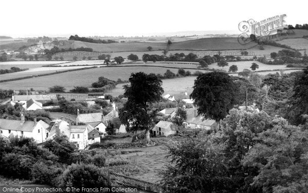 Photo of Holcombe Rogus, Village From Church Tower c.1960