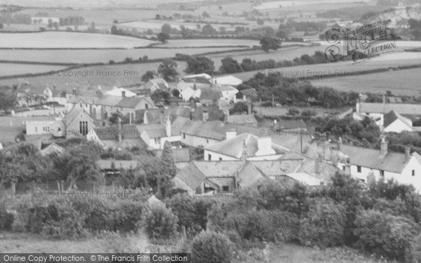 Photo of Holcombe Rogus, Village From Church Tower c.1960