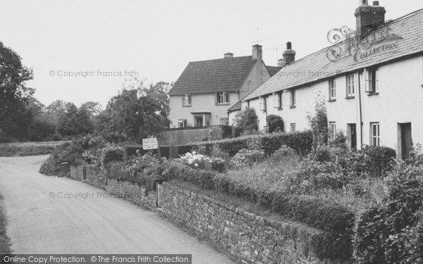 Photo of Holcombe Rogus, Whitebrook Cottages c.1955