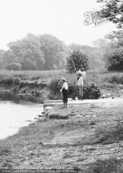 Photo of Holdenhurst, Fishing On The River Stour c.1965