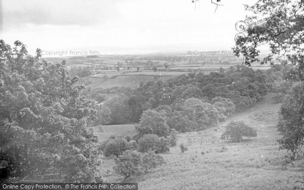 Photo of Holford, Alfoxton Park, C.E Guest House, View From Deer Park c.1955