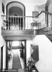 Alfoxton Park, The Staircase c.1950, Holford