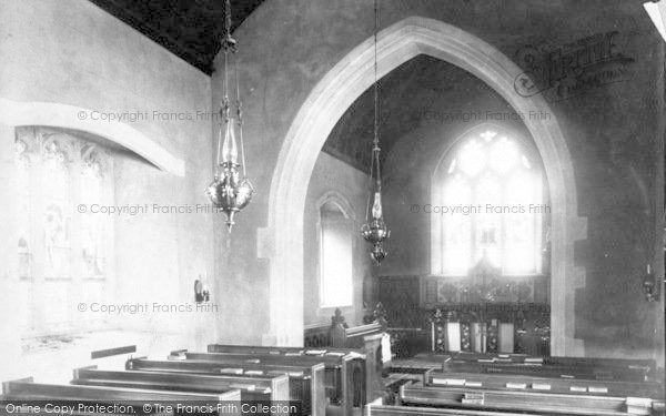 Photo of Holford, Church Interior 1907