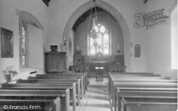 St Mary's Church Interior 1935, Holford