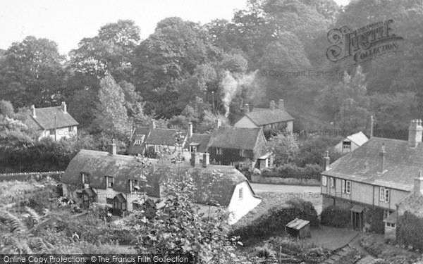 Photo of Holford, The Village c.1955