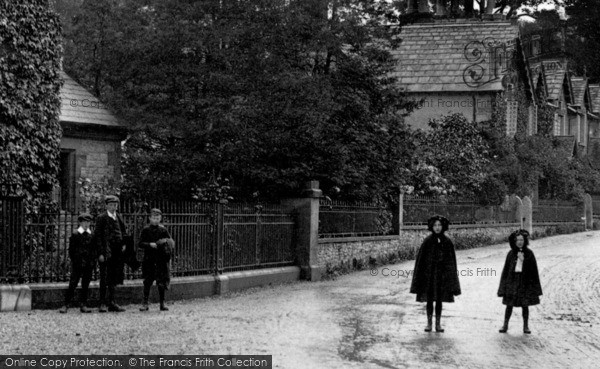 Photo of Holker, Children In The Village 1912