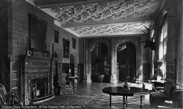 Photo of Holker Hall, The Hall c.1875