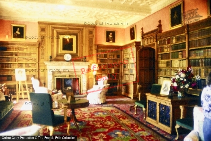 Photo of Holker Hall, The Library 1988