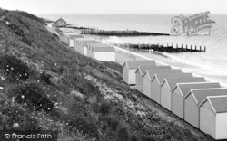 Beach And Lower Promenade c.1955, Holland-on-Sea