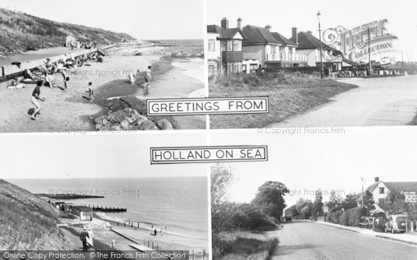 Photo of Holland On Sea, Composite c.1955