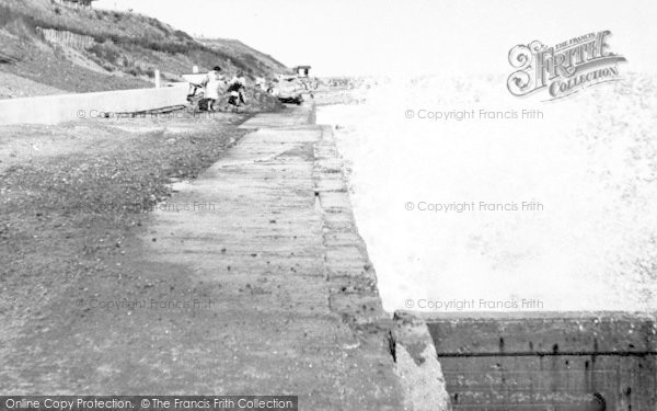 Photo of Holland On Sea, Rough Sea c.1955