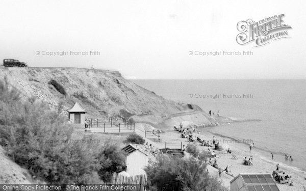 Photo of Holland On Sea, The Beach From Cliff Path c.1950