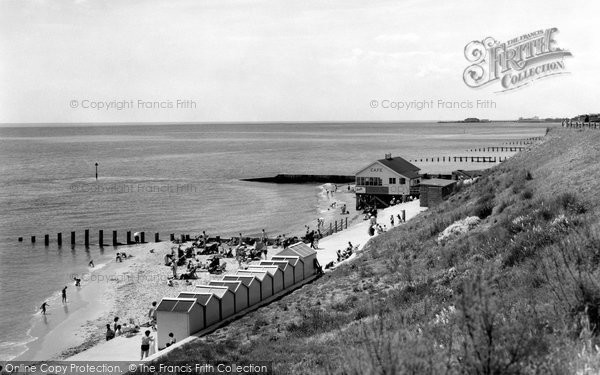Photo of Holland On Sea, The Beach From The Cliffs c.1960