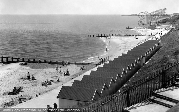 Photo of Holland On Sea, The Beach From The Cliffs c.1960