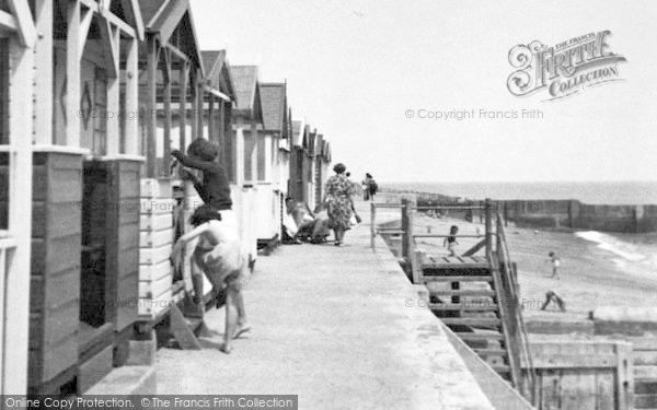 Photo of Holland On Sea, The Beach Huts c.1955