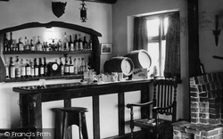 The Club Room And Bar, Oakwood Hall c.1950, Holland-on-Sea