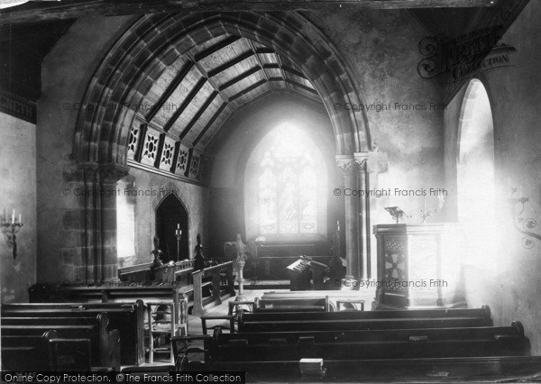 Photo of Hollington, St Leonard's Church Interior 1890