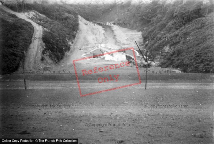 Photo of Holmbridge, Digley Reservoir Under Construction c.1948