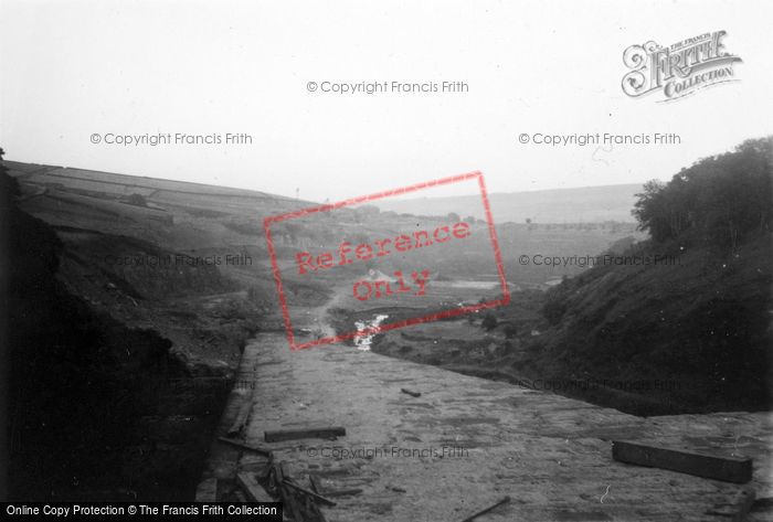 Photo of Holmbridge, Digley Reservoir Under Construction c.1948