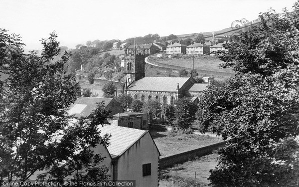 Photo of Holmbridge, St David's Church c.1955