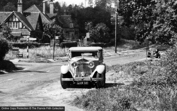 Photo of Holmbury St Mary, Vintage Car c.1955