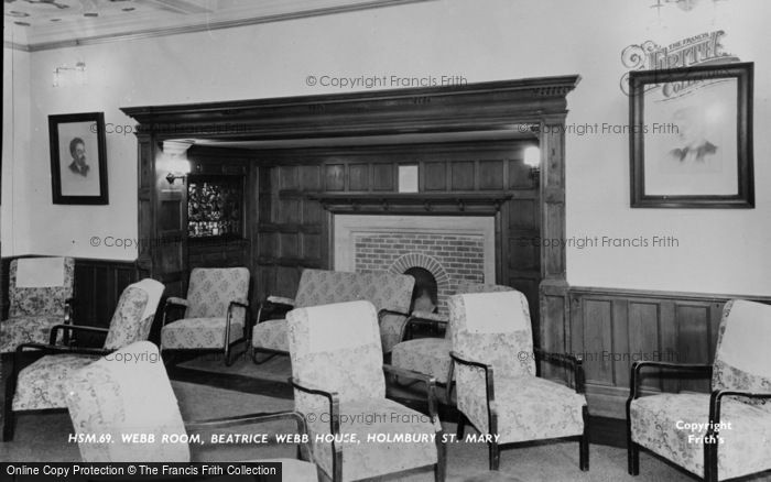 Photo of Holmbury St Mary, Webb Room, Beatrice Webb House c.1960
