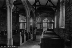 Church Of St Giles, Interior 1909, Holme