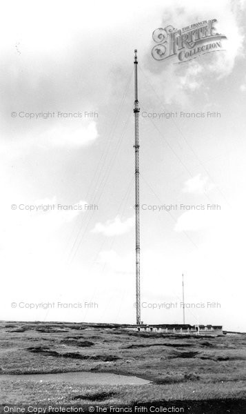 Photo of Holmfirth, Holme Moss Television Mast c.1955