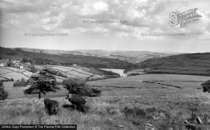 Photo of Holmfirth, Holme Valley From Holme Moss c.1955