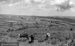 Holme Valley From Holme Moss c.1955, Holmfirth
