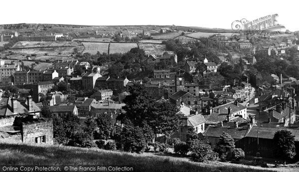 Photo of Holmfirth, View From The Park c.1955