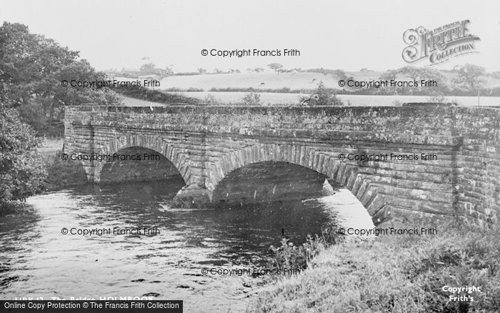 Photo of Holmrook, The Bridge c.1955